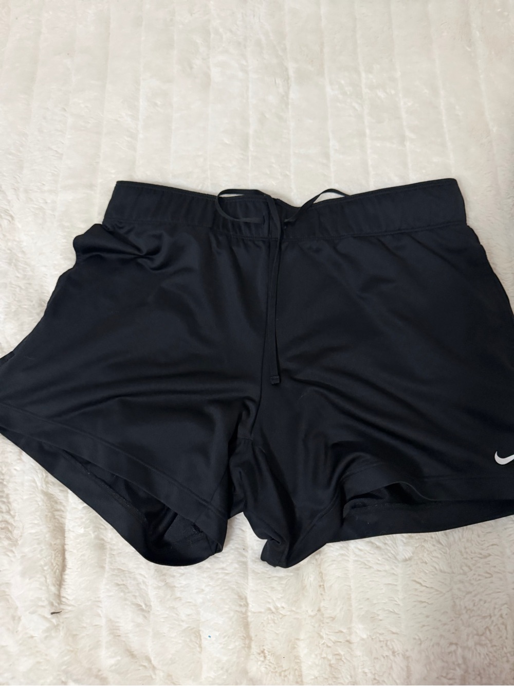 Nike Black Women's Athletic Running Shorts with Drawstring